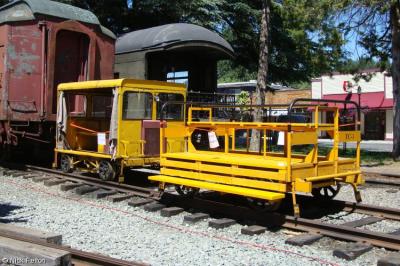 Photo of Trolley & Trailer at North West Railway Museum, Snoquolmie, Washington State, USA