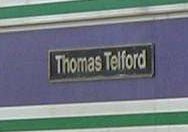 image of Thomas Telford nameplate