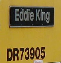 image of Eddie King nameplate