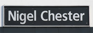 image of Nigel Chester nameplate
