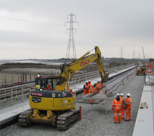 thumbnail of South Wales rail upgrade nears completion
