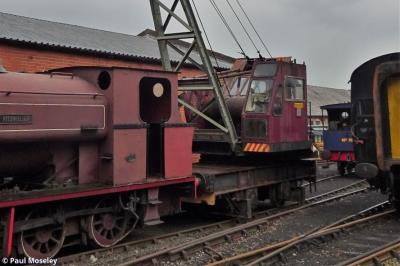 image showing a large yellow on-track machine