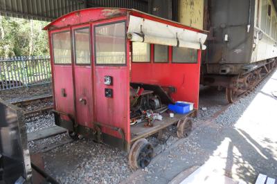 image showing a large yellow on-track machine
