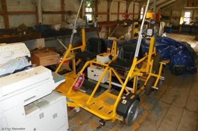 Photo of NwR Geismar 4X4 Trolley M44/142 901192  at Liskeard NR depot