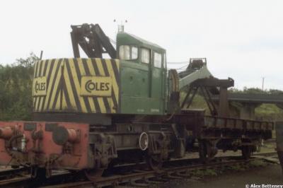 image showing a large yellow on-track machine