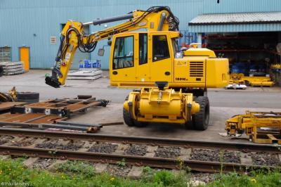 Photo of APWebb RAIL071? (99709 910041 1) at Stafford - Rail-Ability new depot