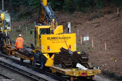 Photo of Elmec Solutions  99709910186, Elmec Solutions 0029 99709010380, Elmec Solutions ELM116 997090109 at Woking - St Johns Hill Landslip Work Site
