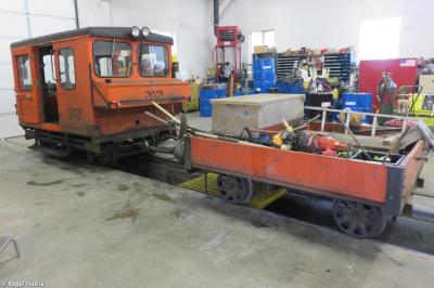 Photo of Fairmont Railcar 2021 and Trailer at White Pass & Yukon Route Railway, Skagway, Alaska