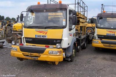 Photo of Network Rail (99709 919054 5) GN51 MBV DAF45LF PRB10