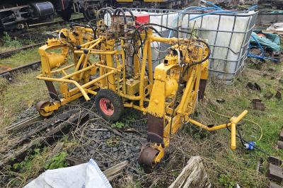 Photo of Telford BLH tamper at Telford Steam Railway
