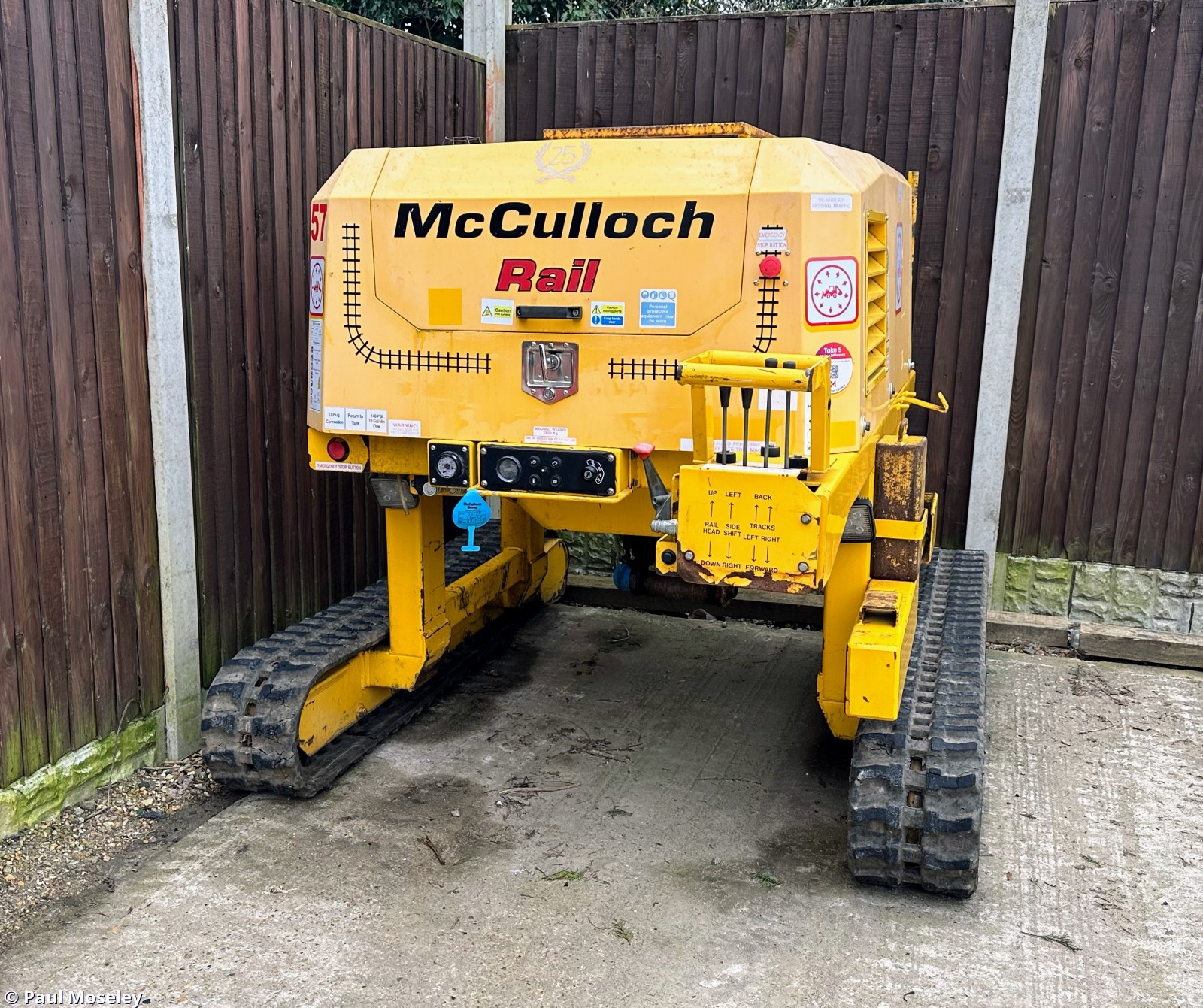 Tr 57 Rails TRT 57 - McCulloch Trac Rail Transposer (TRT) — ontrackplant.com